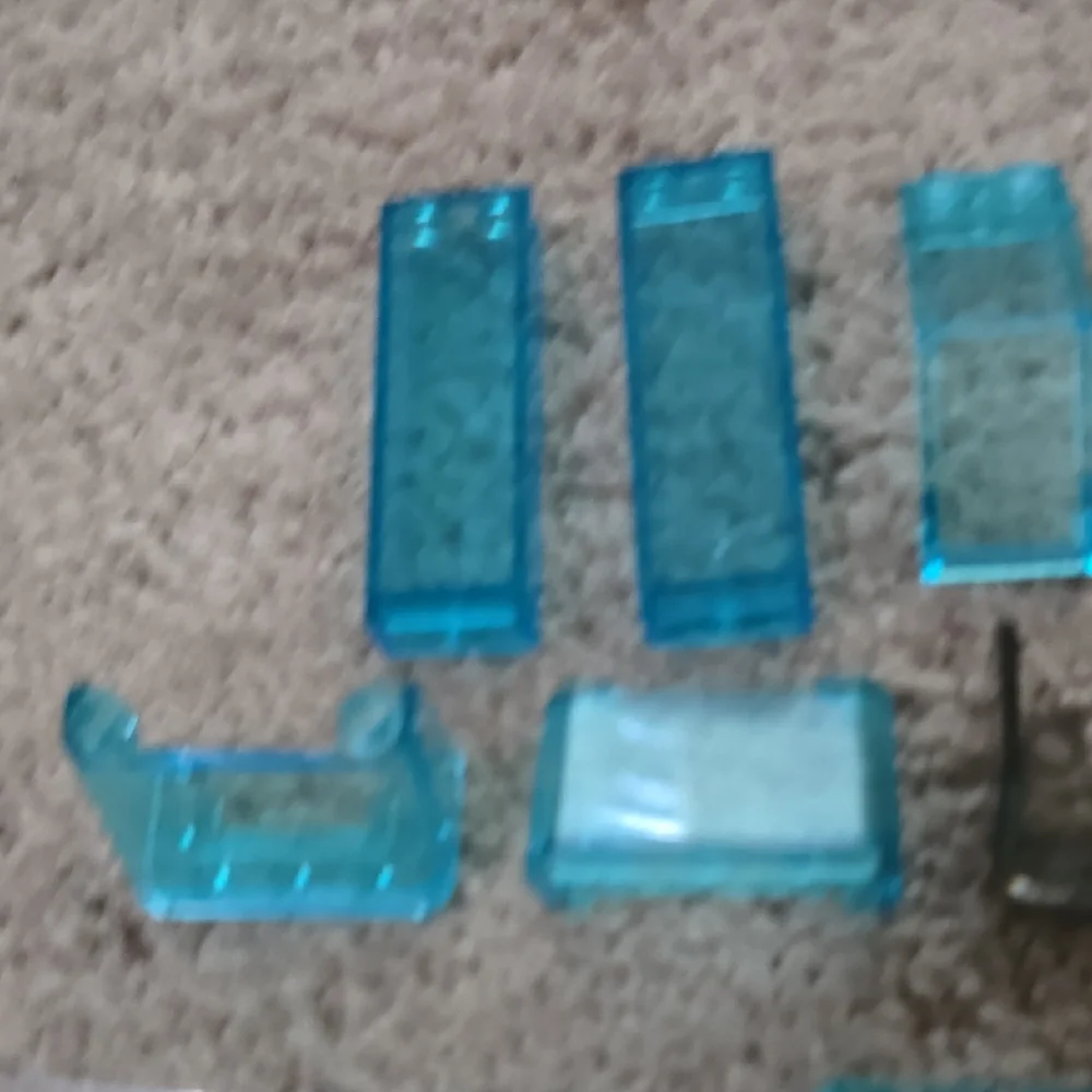LEGO Assorted Transparent Roof & Hood Pieces